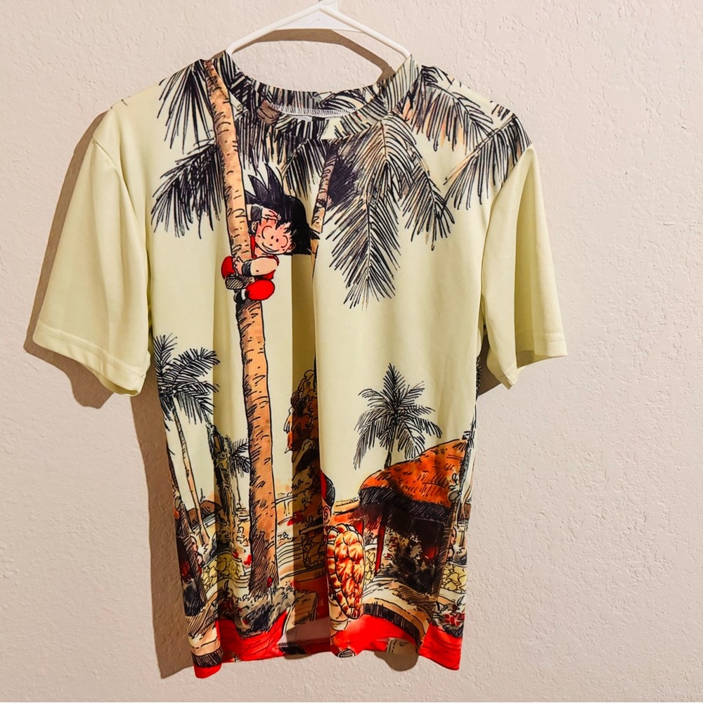 Tropical Print Men's Shirt
